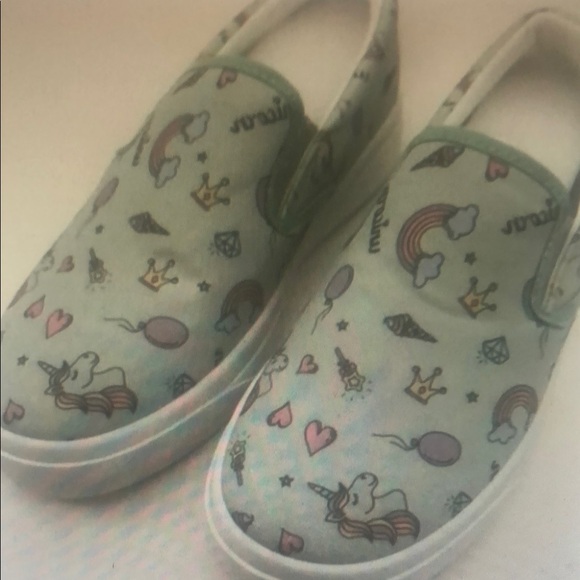Other - Unicorn Rainbow Slip-On Sneakers